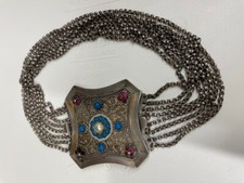 Kropfkette antik. Silber 13