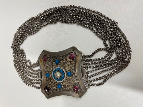 Kropfkette antik silber - kropfkette, 13