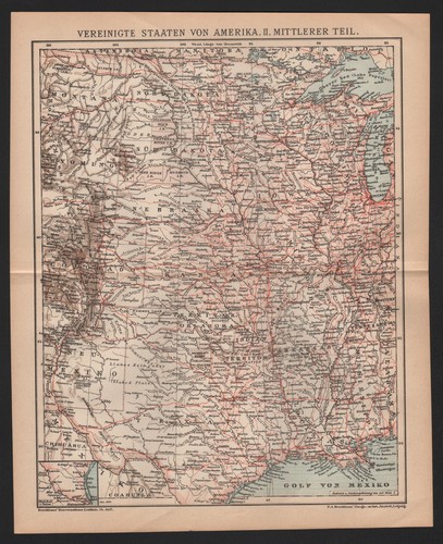 Landkarte map 1899 vereinigte - map,