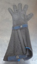 Stechhandschuh Schnittschutzhandschuh mit langer Stulpe Euroflex blau