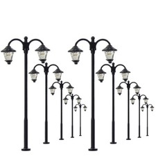 10 Stück Spur H0 1:87 Modell Bahn LED Parklaternen Leuchte Lampen 60mm Diycraft