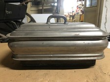 ANTIKER WASSERTOPF Wasserschiff KÜCHENHERD HOLZ B 38 cm Kupfer XXXV