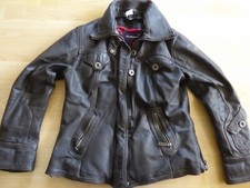 Gepflegte Leder-Motorradjacke