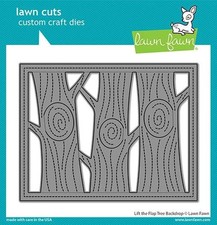 Lawn Fawn, lawn cuts/ Stanzschablone, lift the flap tree backdrop