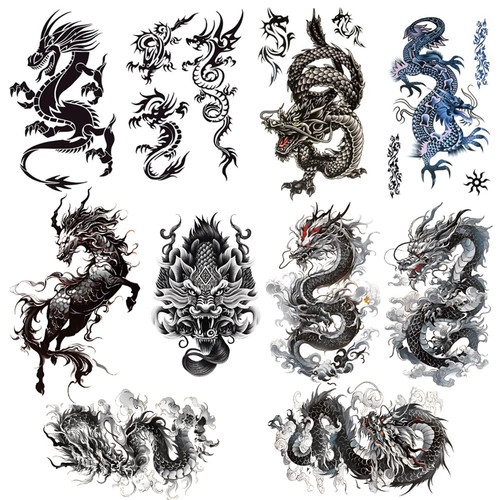 Blatt fake tattoo - fake, tattoo,