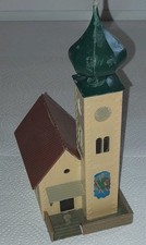 Faller B-238 HO Kirche Dorfkirche Zwiebelturm Modelleisenbahn Zubehör