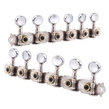 6L 6R Stimmwirbel Stimmwirbel Maschinenköpfe Saitenstimmwirbel für 12 Saiten4590