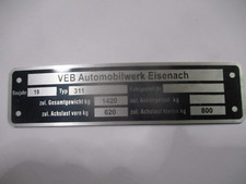 GDR VEB Eisenach Wartburg