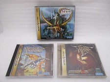 SEGA SATURN Panzer Dragoon I, II (Zwei) & RPG AZEL 3 Spiele Set Japan Import SS