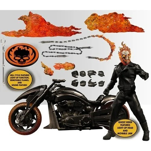Mezco ghost rider und hell - rider,