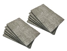 10 Mauerplatten  für H0/TT -