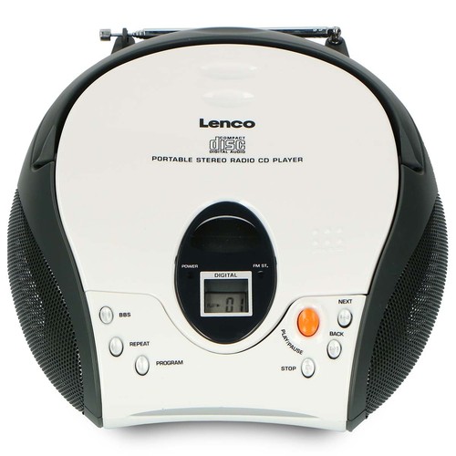 Lenco scd white tragbares - white,