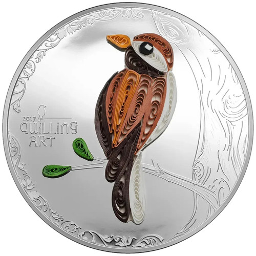 Silbermünze vogel - silbermünze, (2.)
