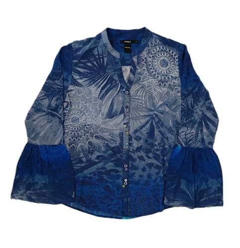 Desigual damen bluse blau - desigual,