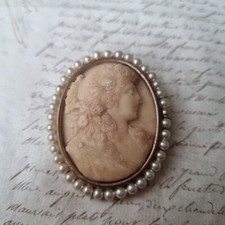 Brosche Kamee Pierre Auvergne