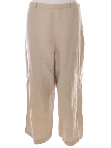 Lagenlook hose beige bestickt - lagenlook,
