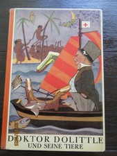 160-seit. altes Lese- / Jugendbuch – DR. DOLITTLE UND SEINE TIERE – um 1950