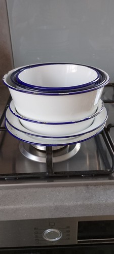 Sieben vintage emaille - sieben,