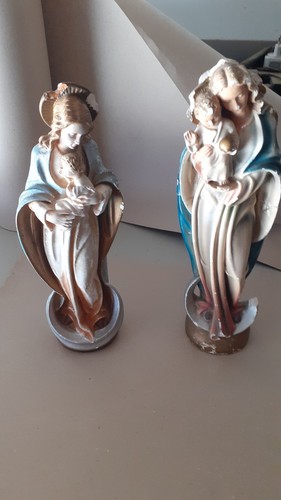 2st gipsfiguren maria mit - gipsfiguren,