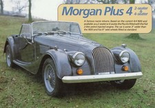 MORGAN PLUS 4 +4 Roadster Sportscar Prospekt Brochure Sheet 1985 46 