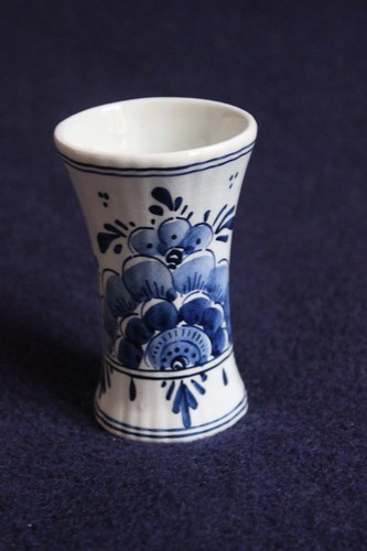 Delfts blauw vase handwerk - vase,,