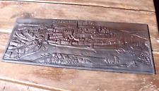 Ofenplatte, Kaminplatte Gusseisen, Kieler Altstadt von 1599, antike Platte