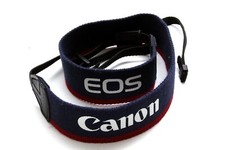 Original Canon Trageriemen Schultergurt blau rot für Canon EOS Kameras