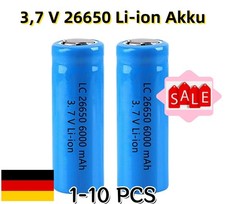 26650 Batterie 3.7V
