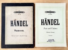 Noten konvolut bach händel - konvolut:, bach,