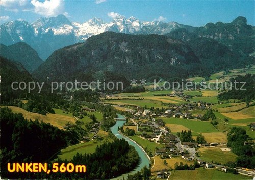 Unken fliegeraufnahme loferer - unken,