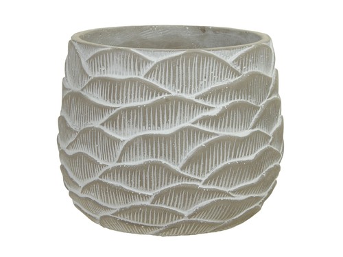 Blumentopf zement beton grau - blumentopf,