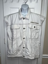 Johnny Blaze White Embroidered