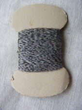 Stopfgarn nähen Garn Stopfwolle alt basteln alt meliert grau schwarz weiß Socken