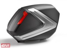 NEU! GIVI V37 Seitenkoffer-Satz (2 Stück) schwarz-silber-rot Monokey® SIDE V37N