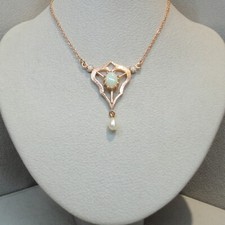 Jugendstil Kette Opal