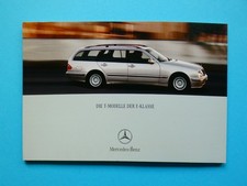 Prospekt / Katalog - Mercedes W210 - E-Klasse / E55 AMG - T-Modell S210 - 07/01