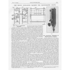 The Ozalid Developing Machine for Photographic Prints Vintage Print 1931