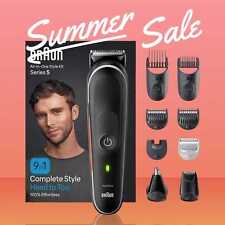 BRAUN MGK5410 Multigroomer, Black