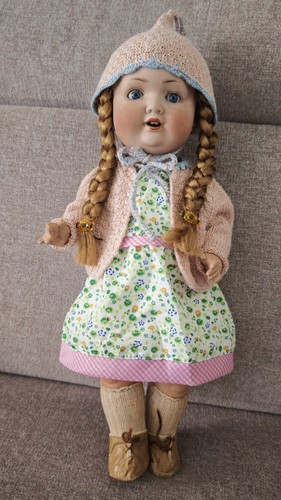 Antike porzellankopfpuppe - antike,