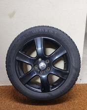 4 Winterkomplett Räder Alufelgen schwarz 185/55 R15 T  VW Polo 9N -Original-
