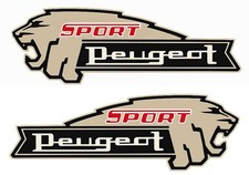 2 x AUFKLEBER LOGO PEUGEOT