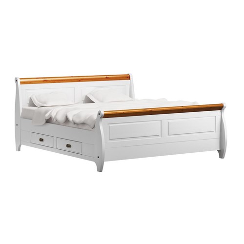 Luxus bett doppelbett landhaus - bett,