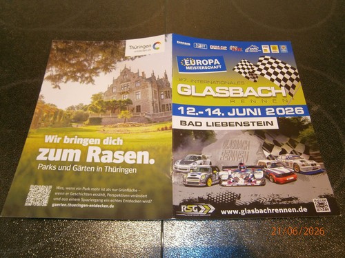 Programmheft glasbach - programmheft, "glasbach