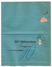 Post-Zustellungsurkunde Berlin S. 42. a  3.8.83  nach Wendisch Buchholz