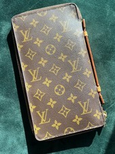Louis Vuitton Monogram Organizer de Voyage Pass-Karten-Reiseetui