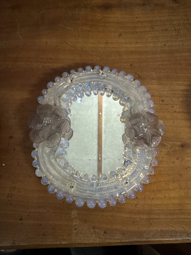 Muranoglas schminkspiegel - muranoglas,
