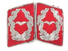 Luftwaffe, Paar Kragenspiegel für einen Major der Flakartillerie