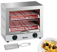 Bartscher Doppeltoaster Toaster aus Edelstahl Salamander Überbackgerät A151600