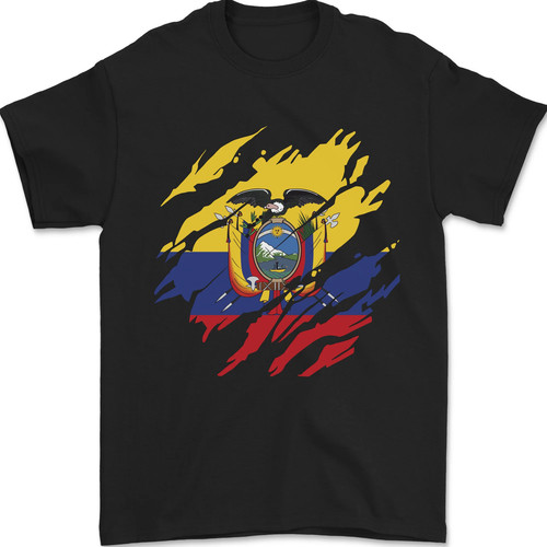 Torn ecuador flag - ecuador,