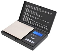 G&G MS300B 300g/0,01g Taschenwaage Schwarz, Feinwaage Goldwaage Digitalwaage